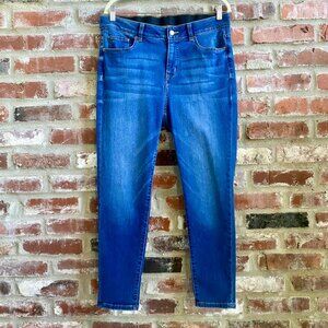 Westport: Women's Blue Jeans, Stretchy, Skinny, Size 14